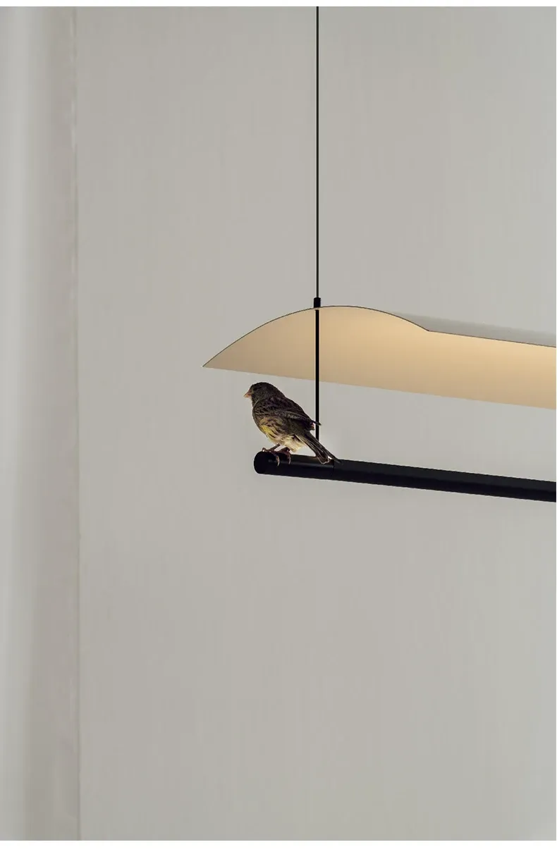 מנורת תלייה ליניארית בסגנון וואבי-סאבי