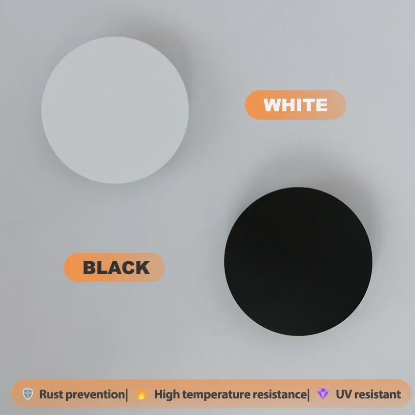 מנורת קיר חיצונית עגולה לד בתקן IP65