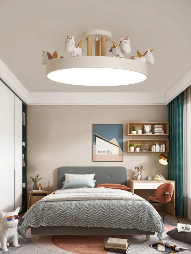 מנורת תקרה חד קרן לד אקרילית לחדר ילדים