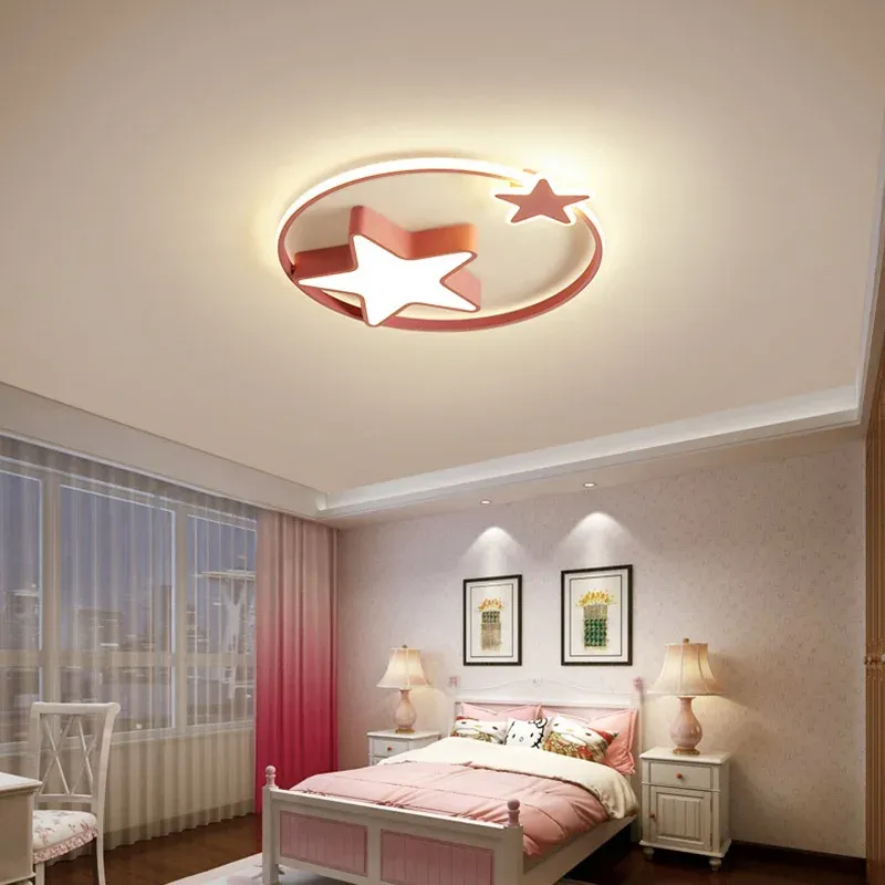 מנורת קיר כוכב לד אקרילית לחדר ילדים