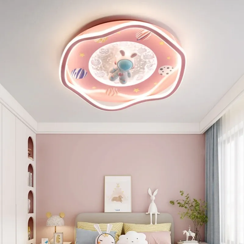 מנורת תקרה ירח פסטל לד לחדר ילדים