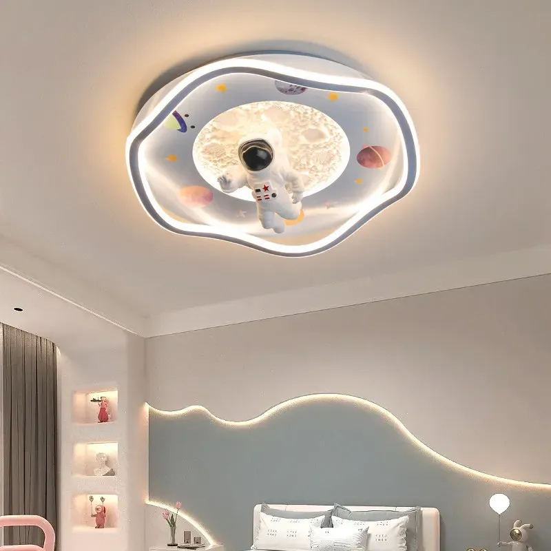 מנורת תקרה ירח פסטל לד לחדר ילדים