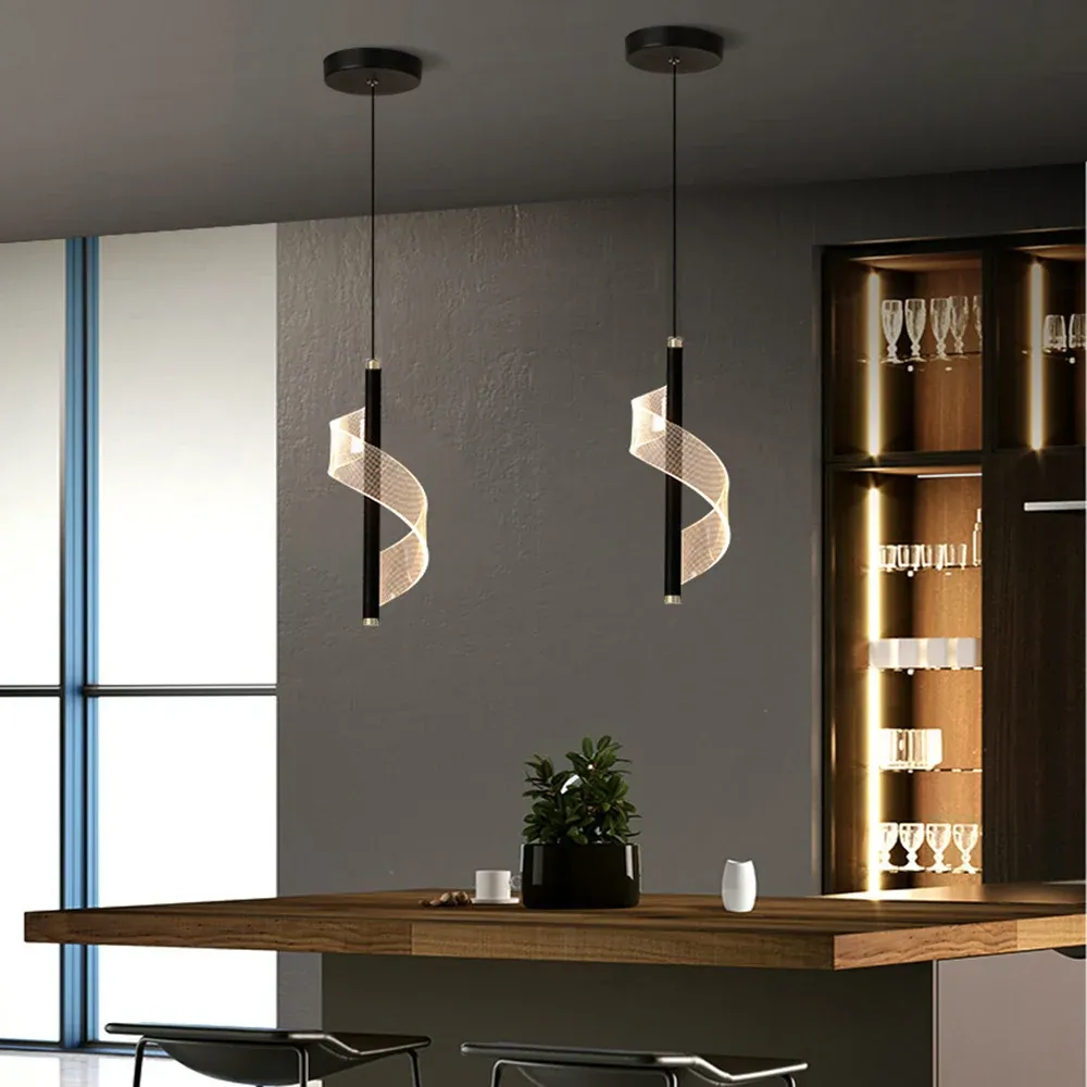 תליית לד תלת גונית קומפקטית לחדרים קטנים