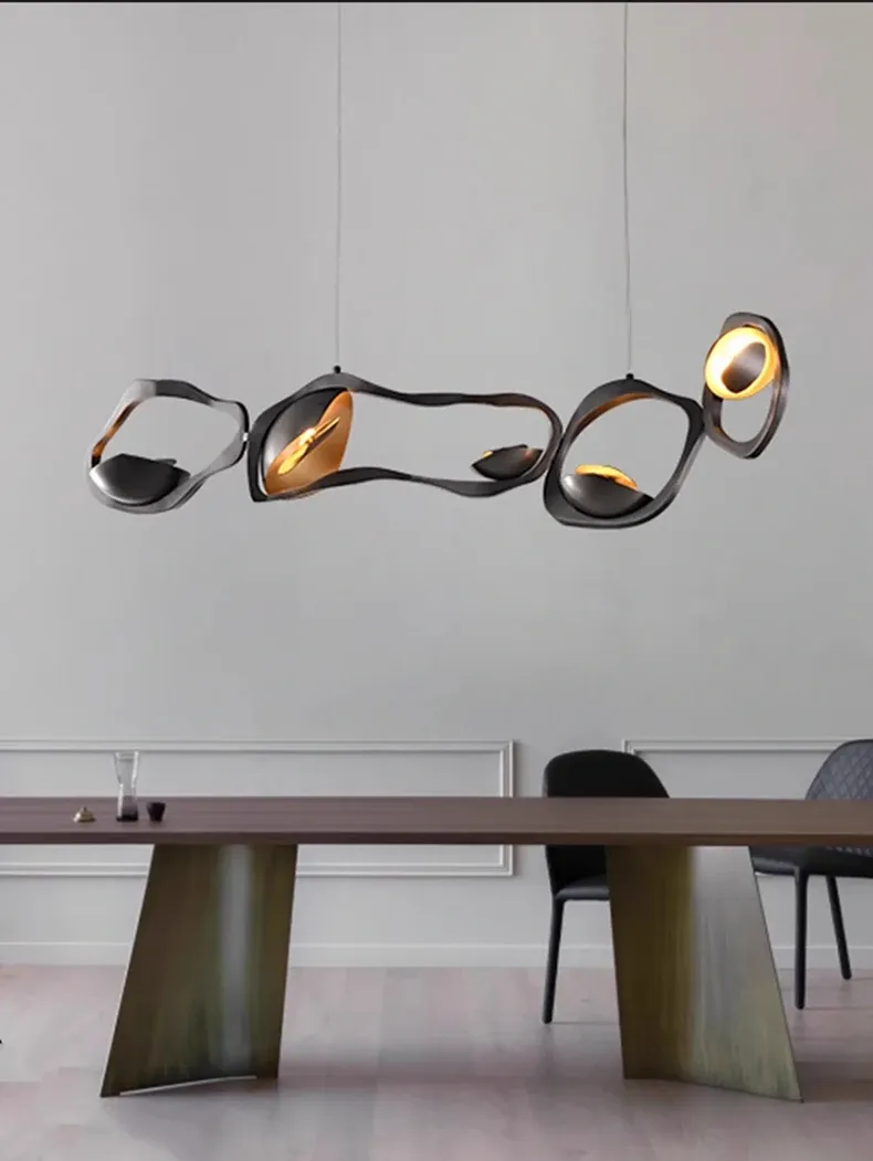 נברשת לד תלויה דימרית מודרנית