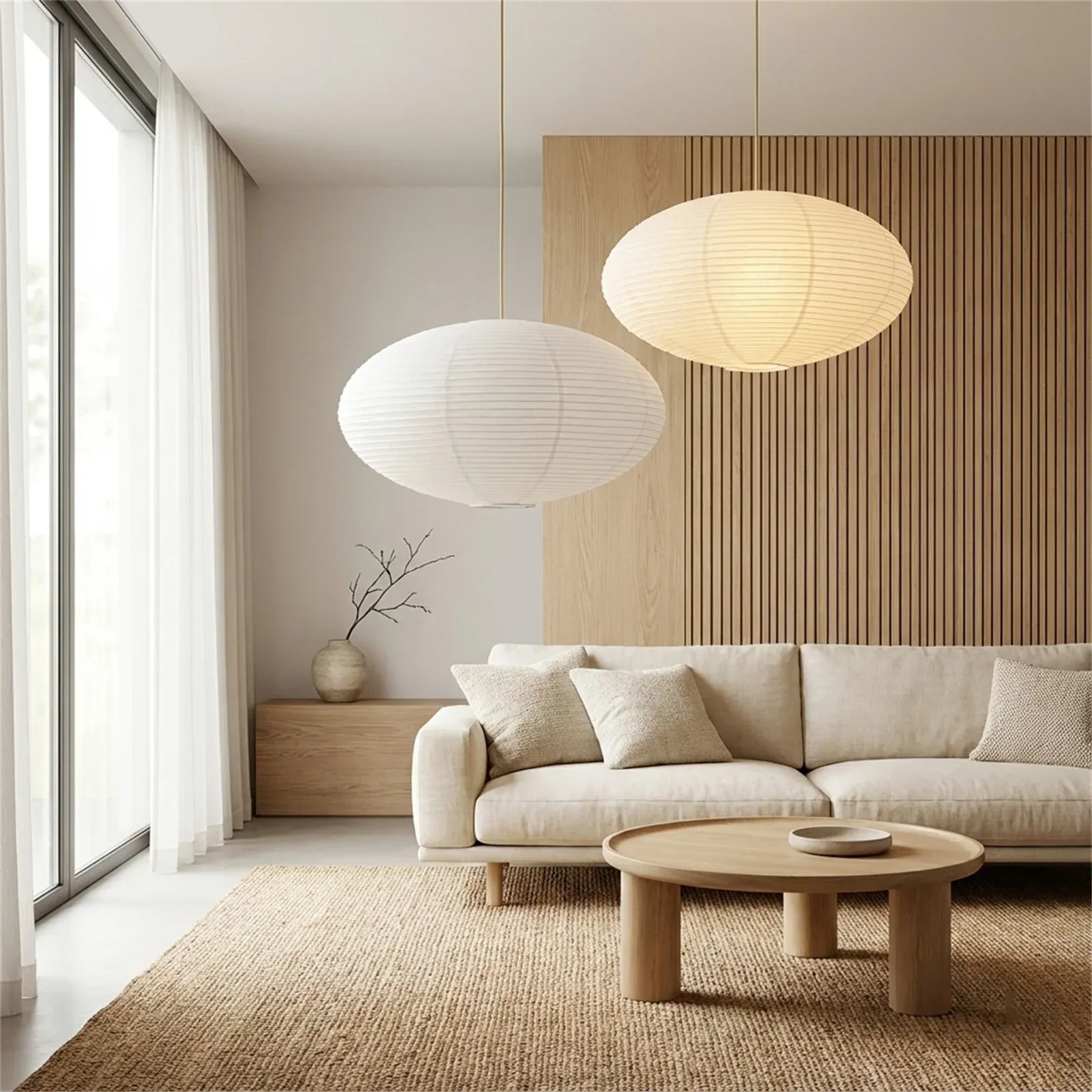 זוג אהילי נייר לבנים אובליים מתקפלים