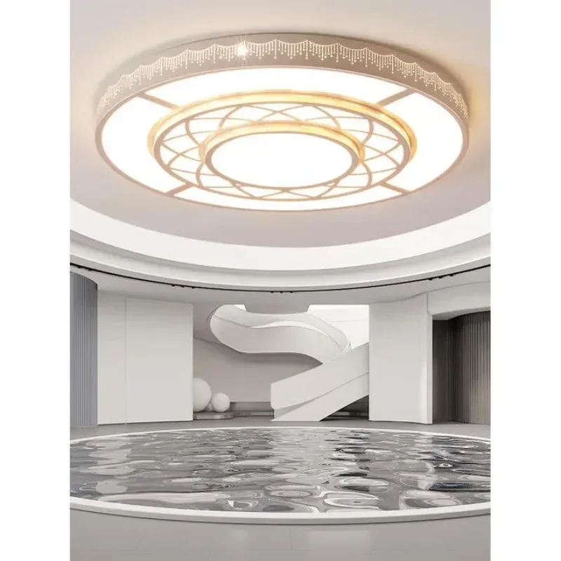 תליית עיגול מודרנית לסלון בגימור נקי