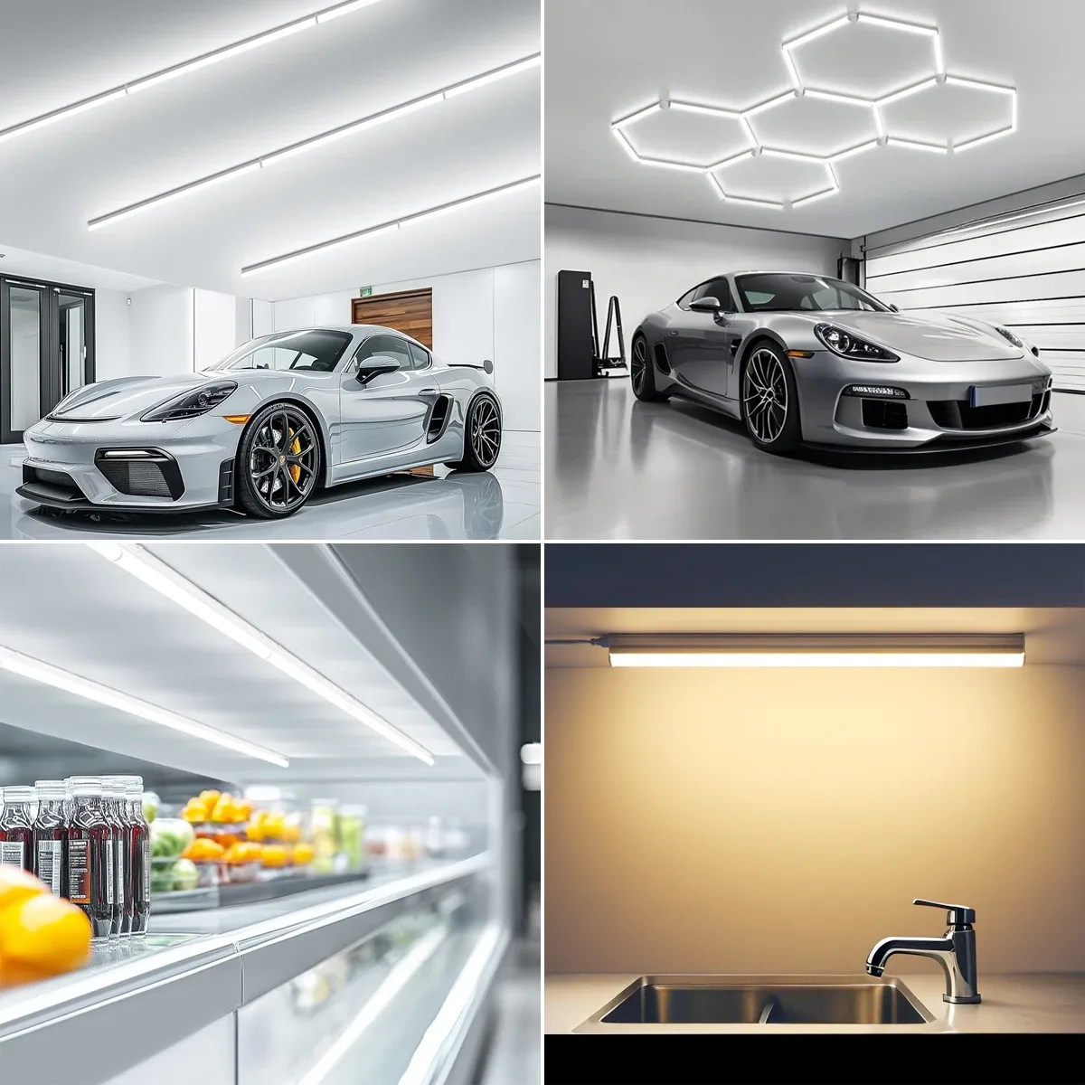 פס לד צינורי T5/T8 מאלומיניום, 50 ס״מ