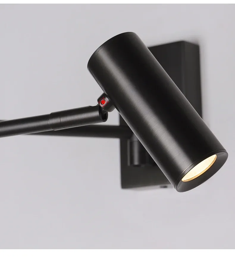 מנורת קיר ספוט מסתובבת מודרנית