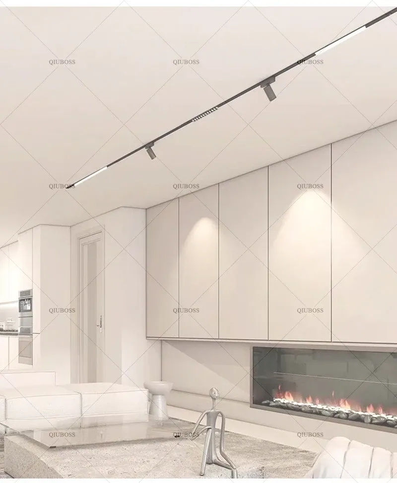 פס מסילה מגנטי דק חכם 48V עם עמעום Tuya