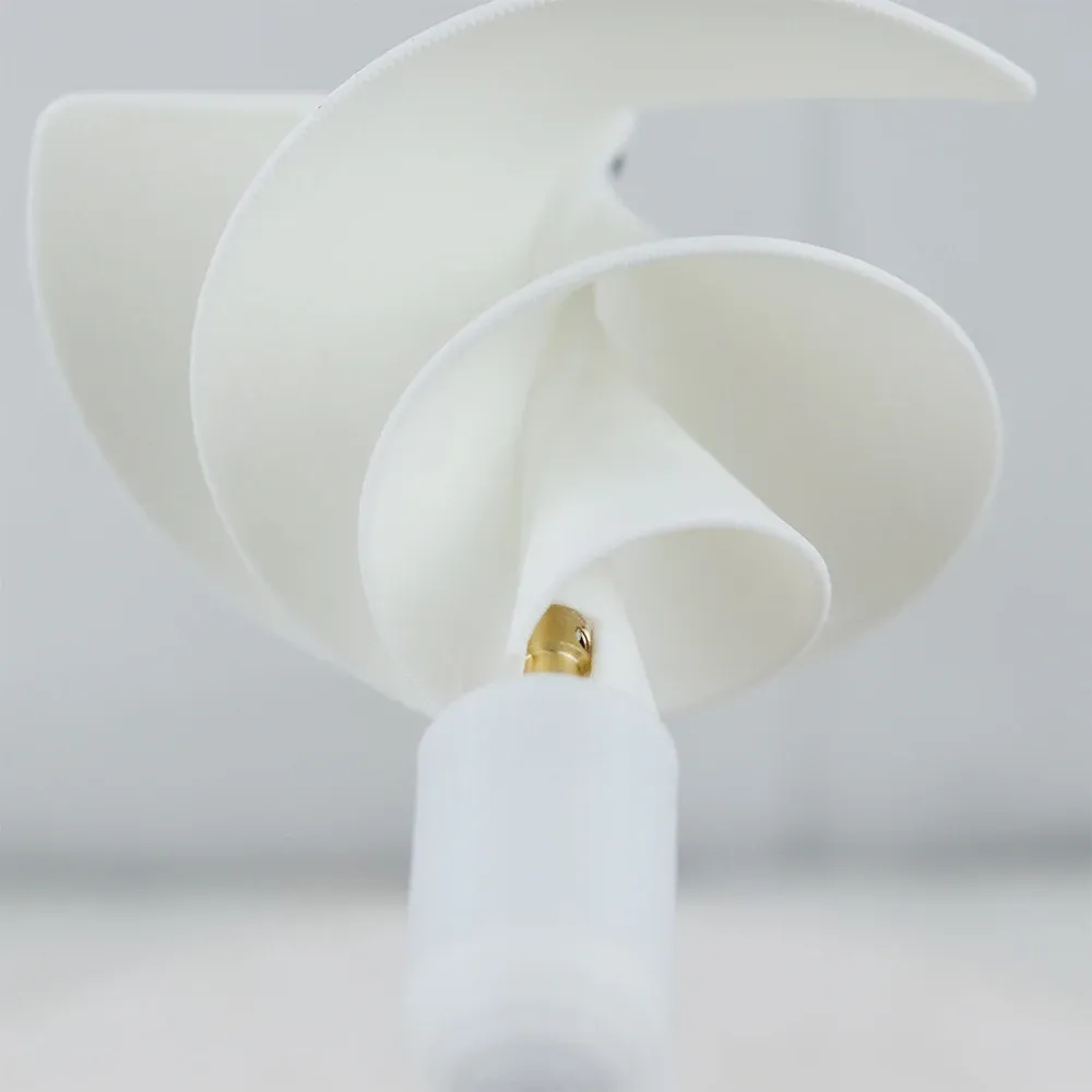 גנרטור רוח מיקרו ספירלי 10 ואט עם תאורת לד