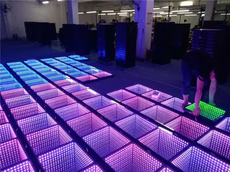 רצפת לד אינפיניטי אינטראקטיבית לאירועים