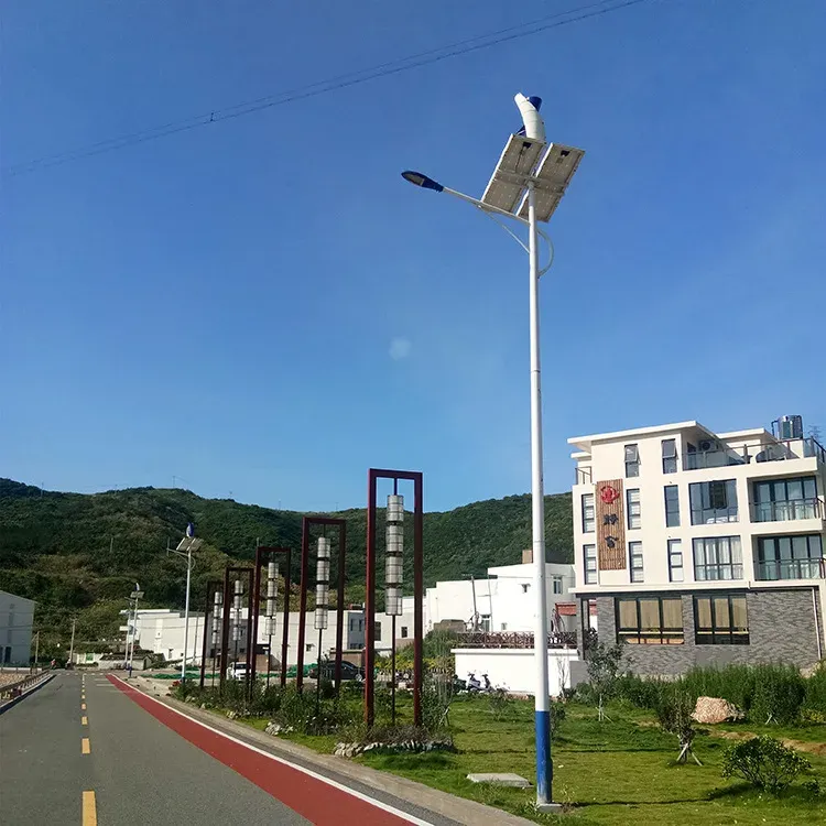 גנרטור רוח אנכי היברידי 300 ואט לתאורת חוץ