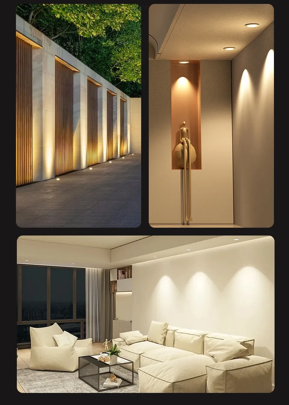 ספוט שקוע חכם קבוע צבעים Zemismart 12W