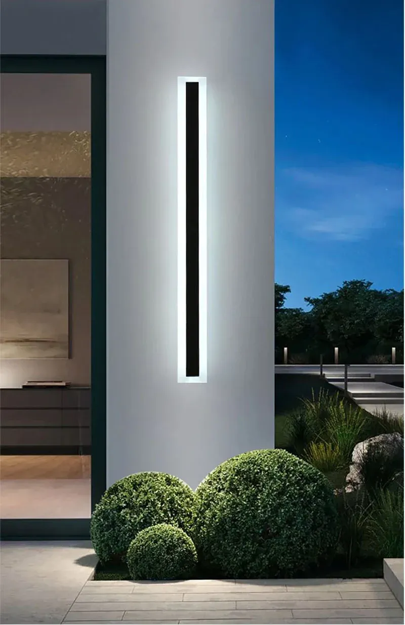 מנורת קיר חוץ קווית ארוכה לד