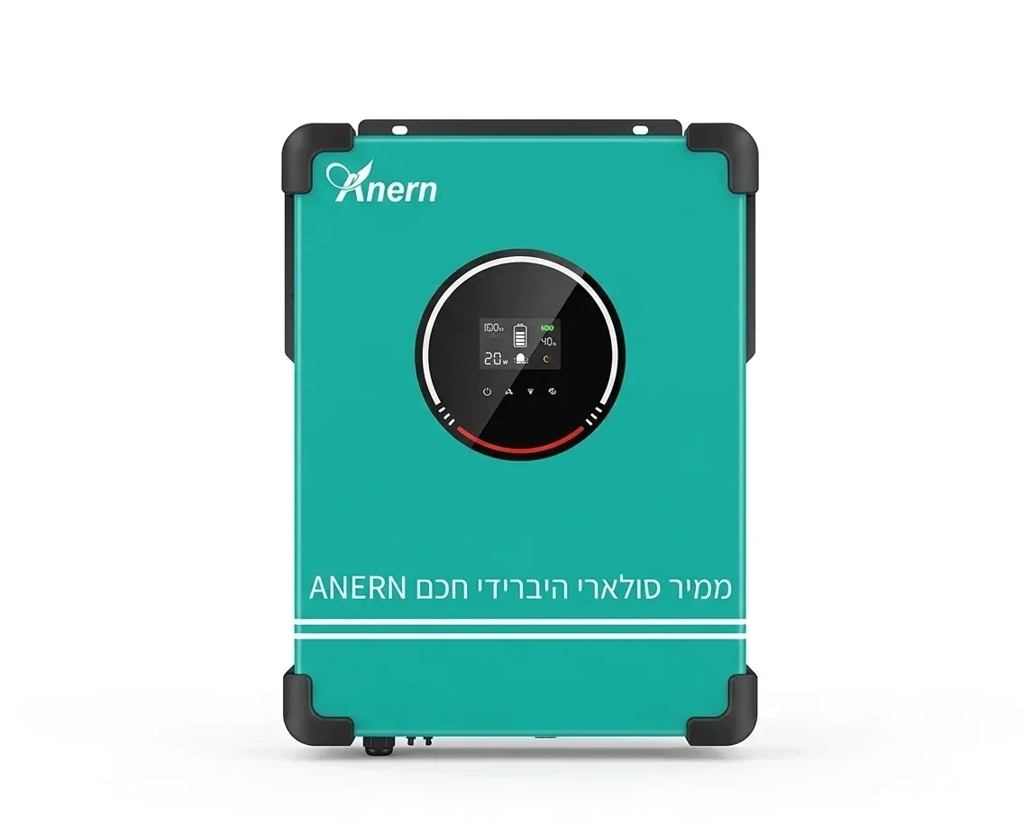 ממיר סולארי היברידי חכם ANERN בצבע טורקיז