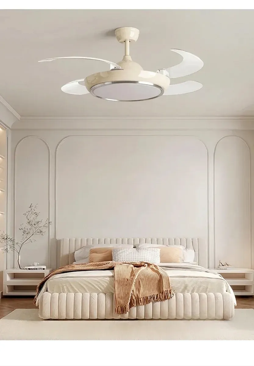 מאוורר תקרה מנויקס עם תאורת לד נסתרת