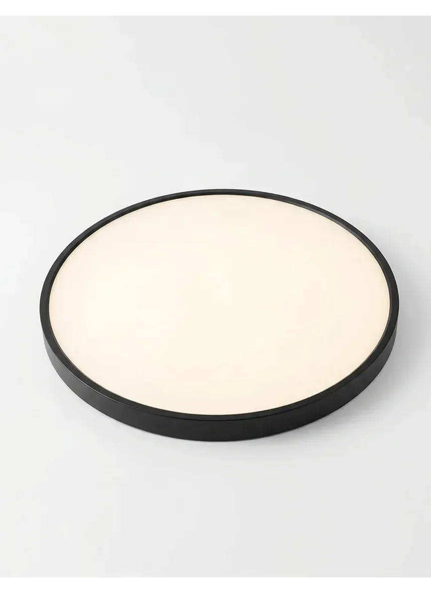 מנורת תקרה לד חכמה דקיקה שחורה