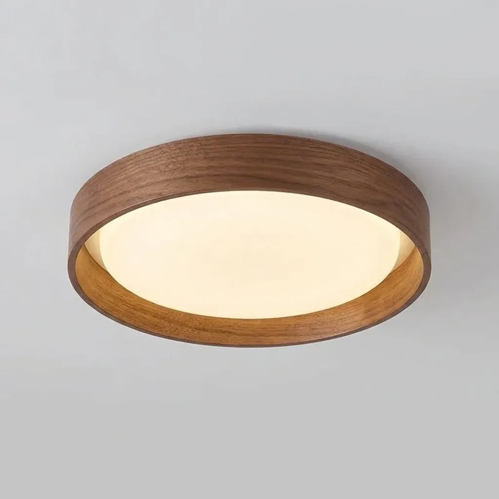 נברשת לד נורדית אגוז עגולה נקייה