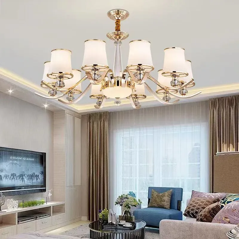 נברשת קריסטל יוקרתית לסלון ולחדרי שינה