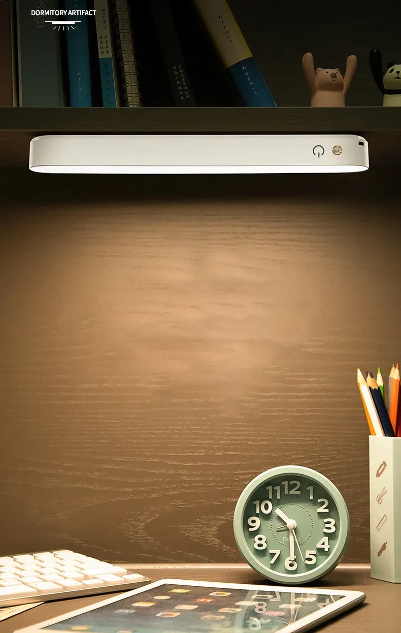 מנורת שולחן לד נטענת עם מגע ושלט