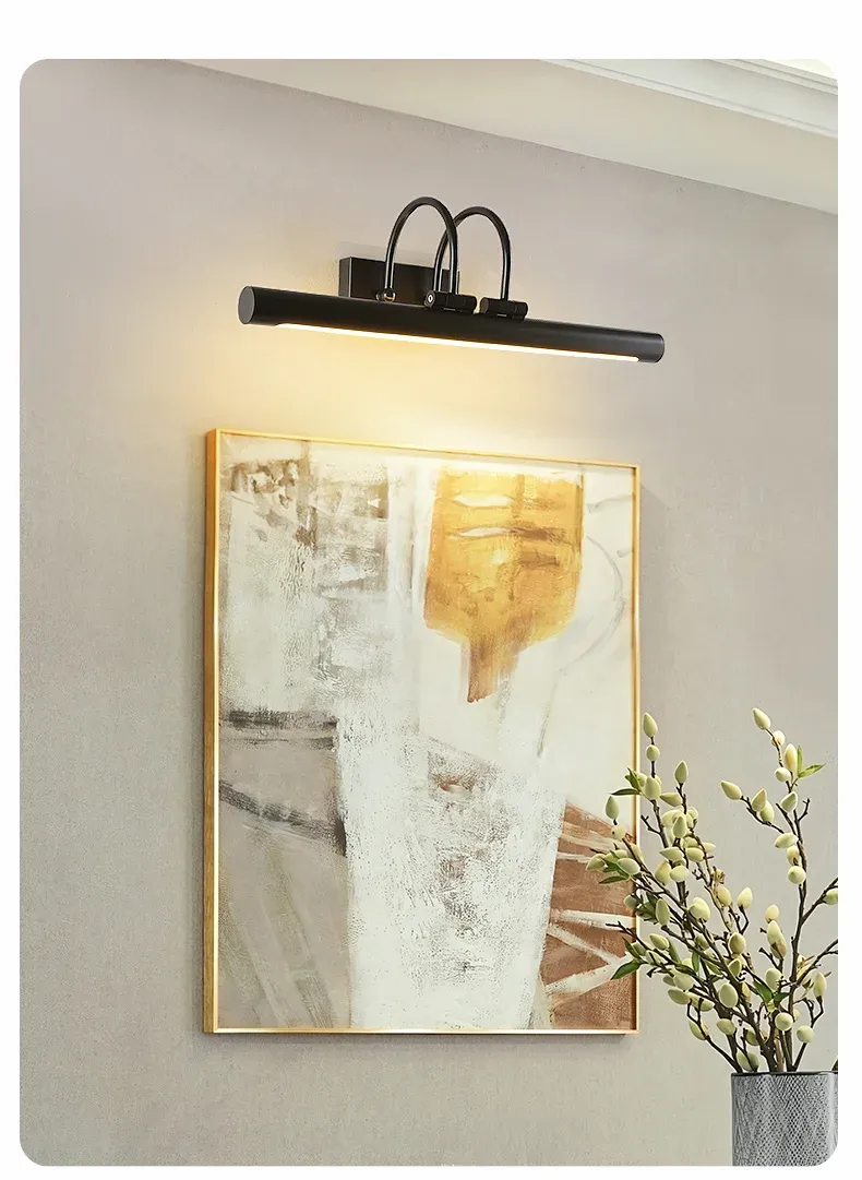 מנורת קיר פליז למראה ולתמונות