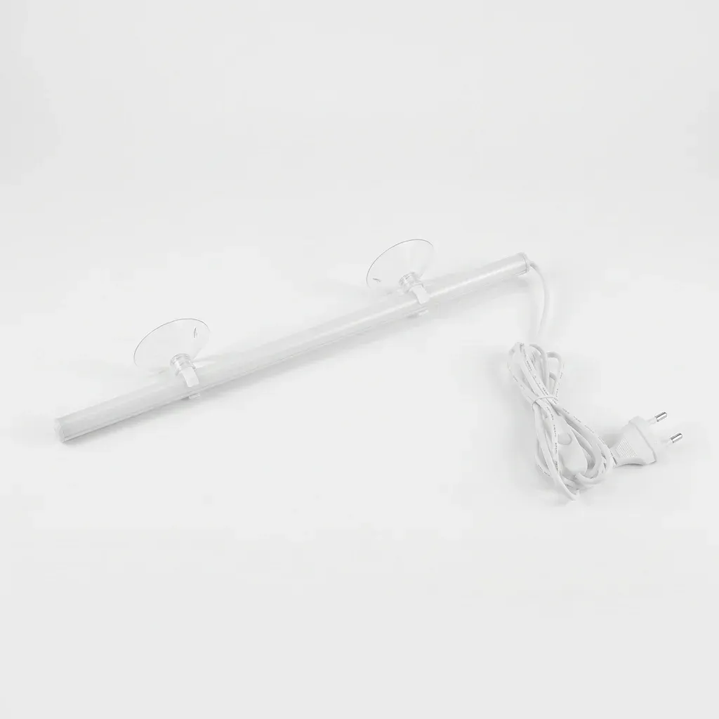 פס תאורת מראה לבן עם כבל