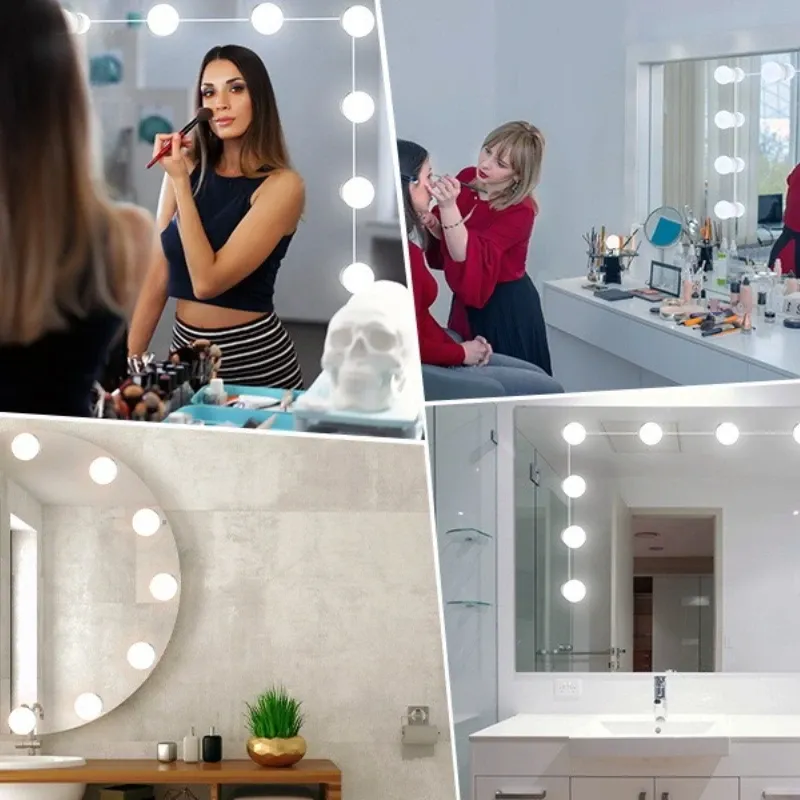 פס תאורת מראה לד להדבקה ללא קדיחה