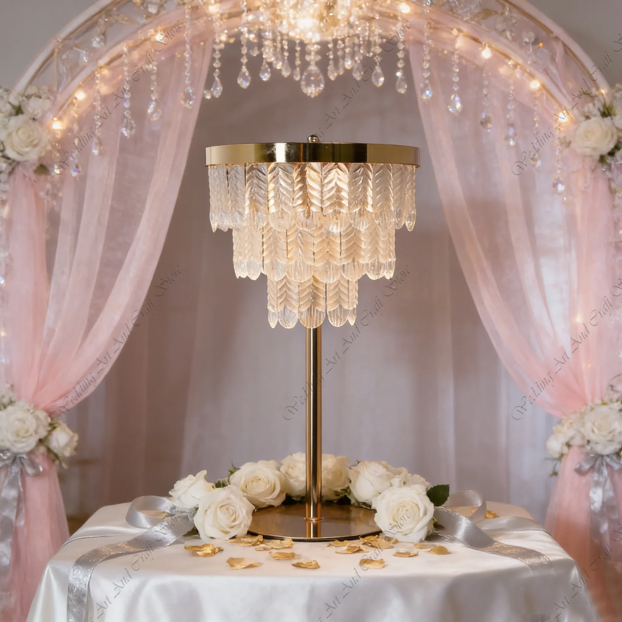 סט קשתות אקריליות מוארות למסלול אירועים