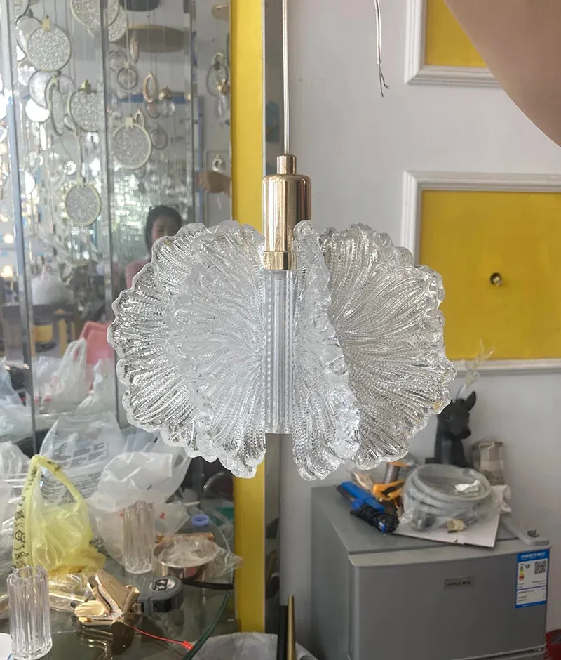 נברשת פרחונית נורדית בקו ארוך