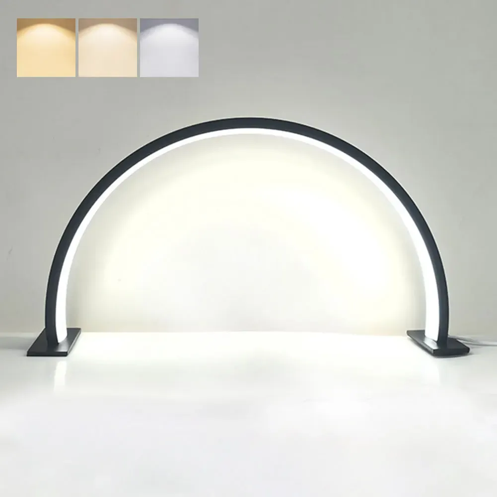 מנורת חצי ירח לד לשולחן עבודה