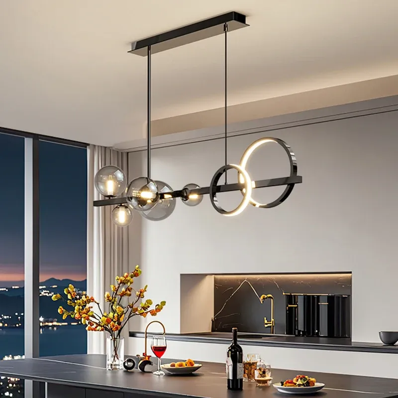 מנורה תלויה לד דקורטיבית לחדר שינה ולסלון