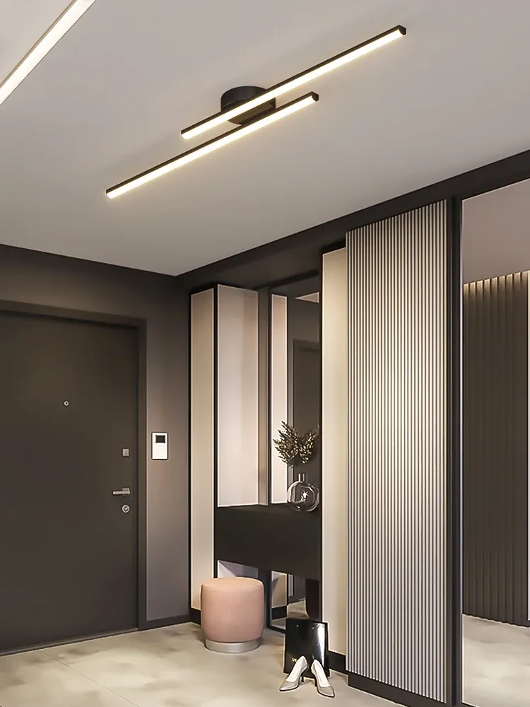 נברשת קו מודרנית עם תאורה תלת גונית