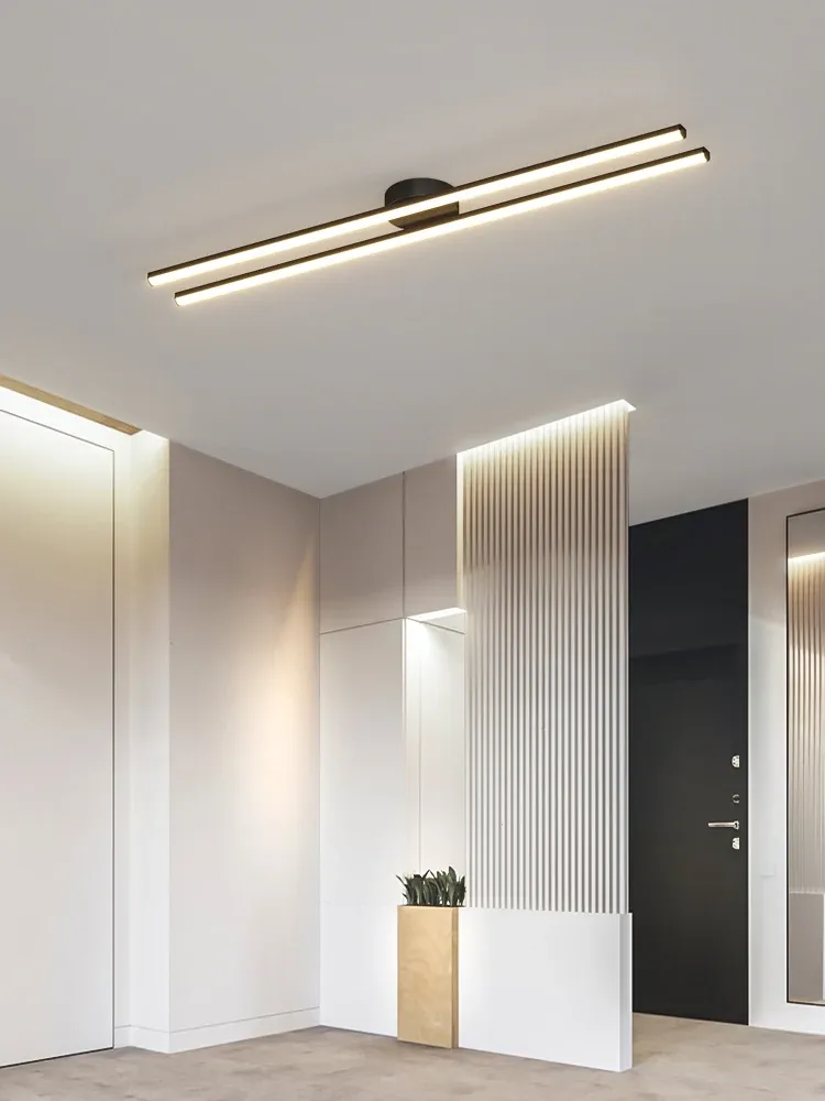 נברשת קו מודרנית עם תאורה תלת גונית