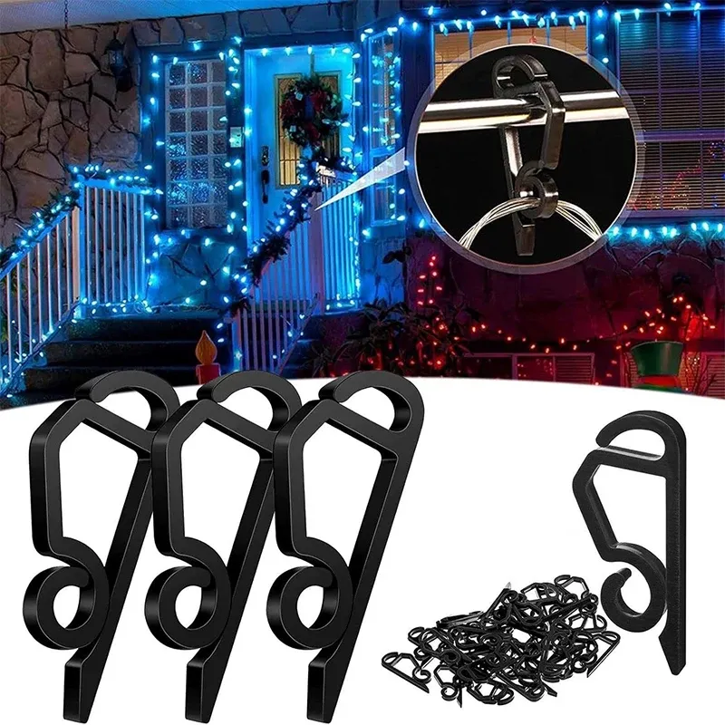 קליפי תלייה עמידים למרזב לתאורת חוץ