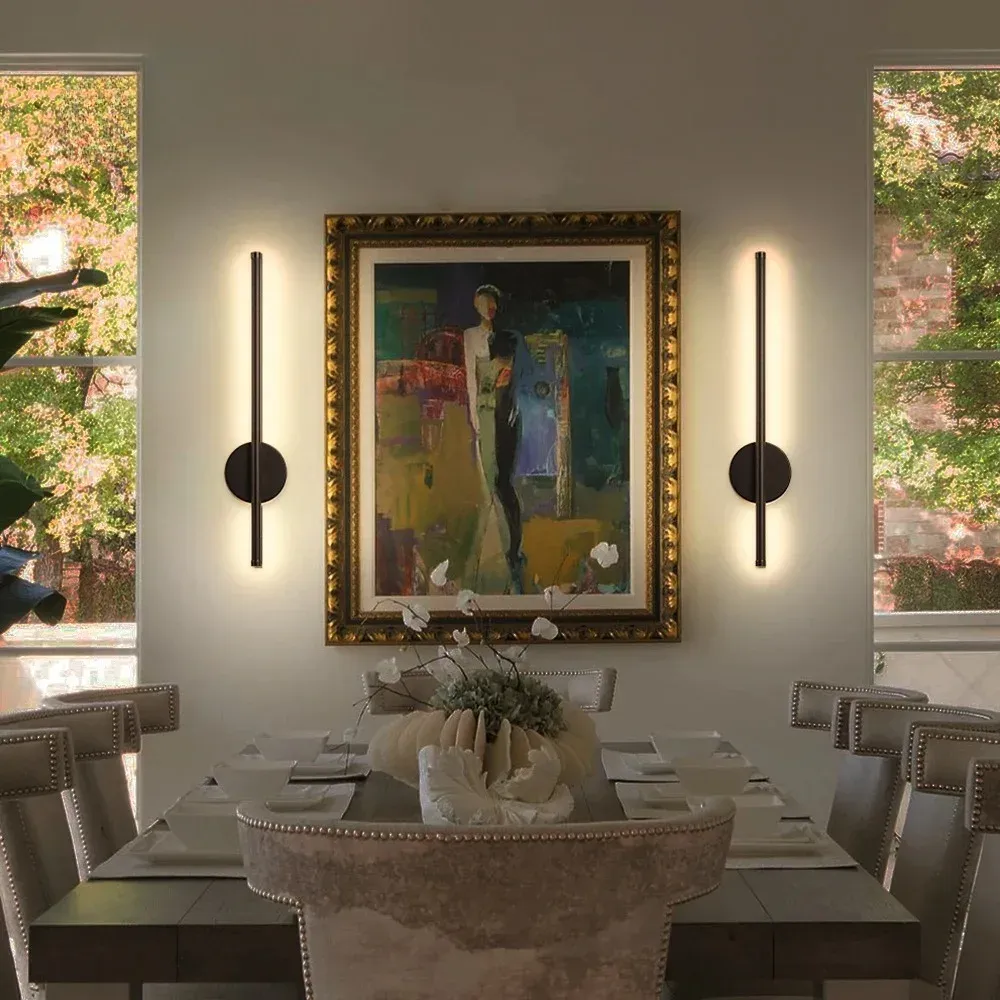 מנורת קיר מגנטית נטענת שחור וזהב