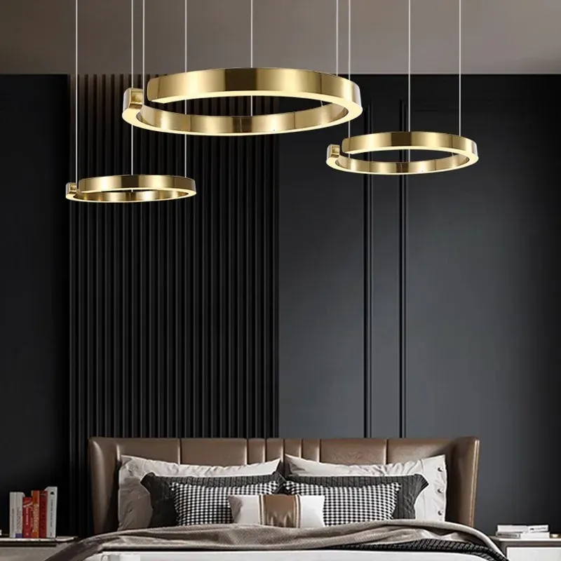 נברשת טבעות קריסטל נורדית דימרית