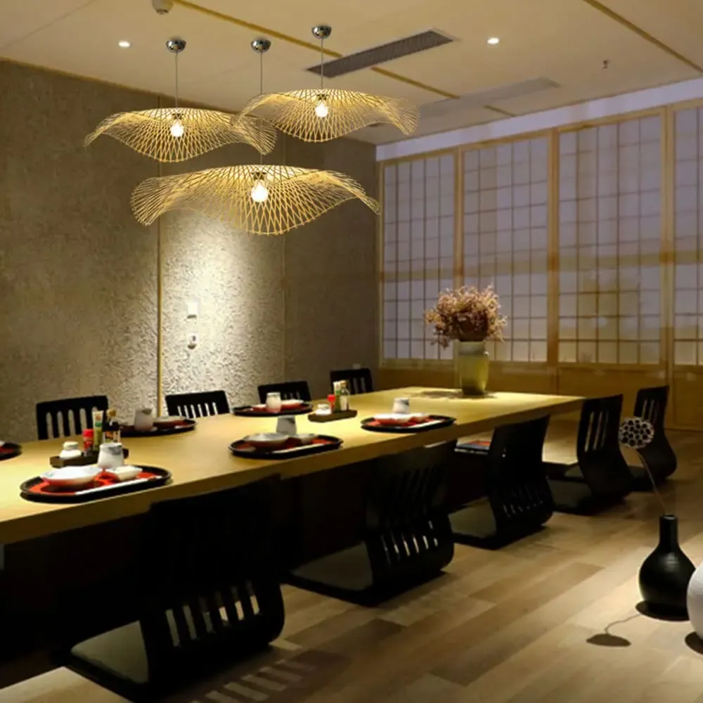 מנורה תלויה במבוק עליונית בסגנון בוהו