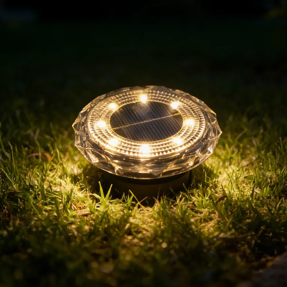 פנסי קרקע סולאריים שקועים לשביל ולגינה