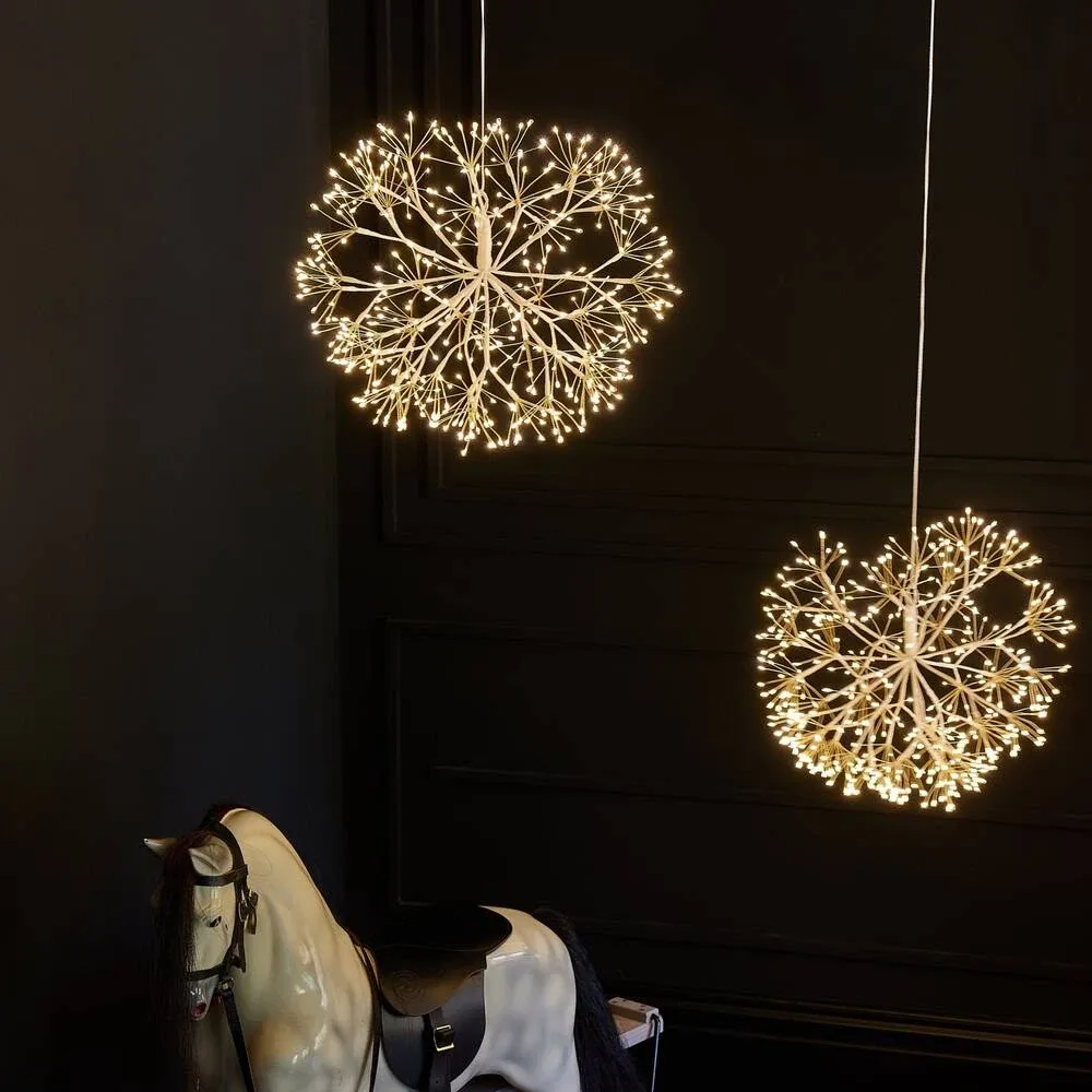 נברשת שן הארי 192 לד לאור חם