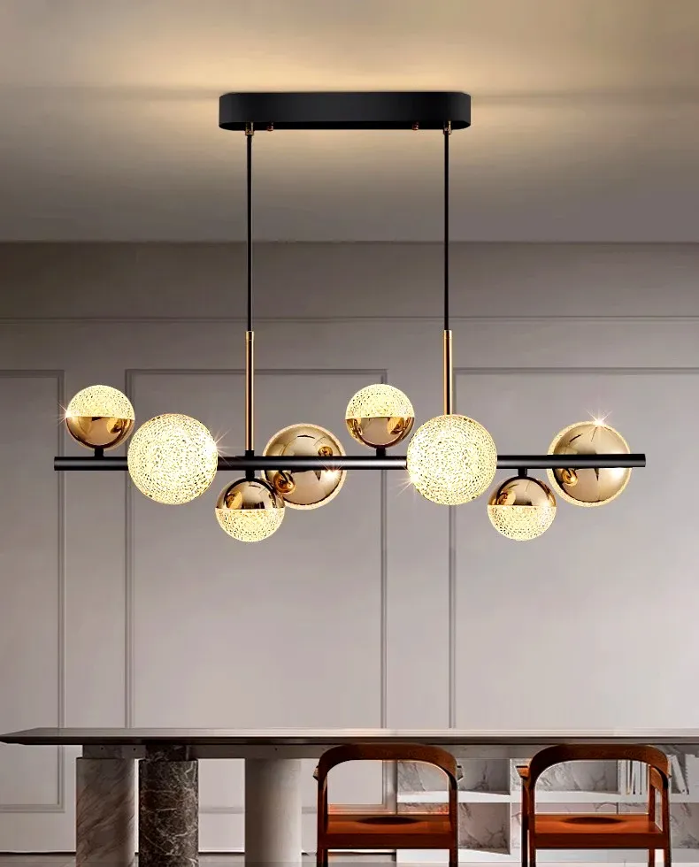 נברשת לד מודרנית רב ראשית לסלון ופינת אוכל