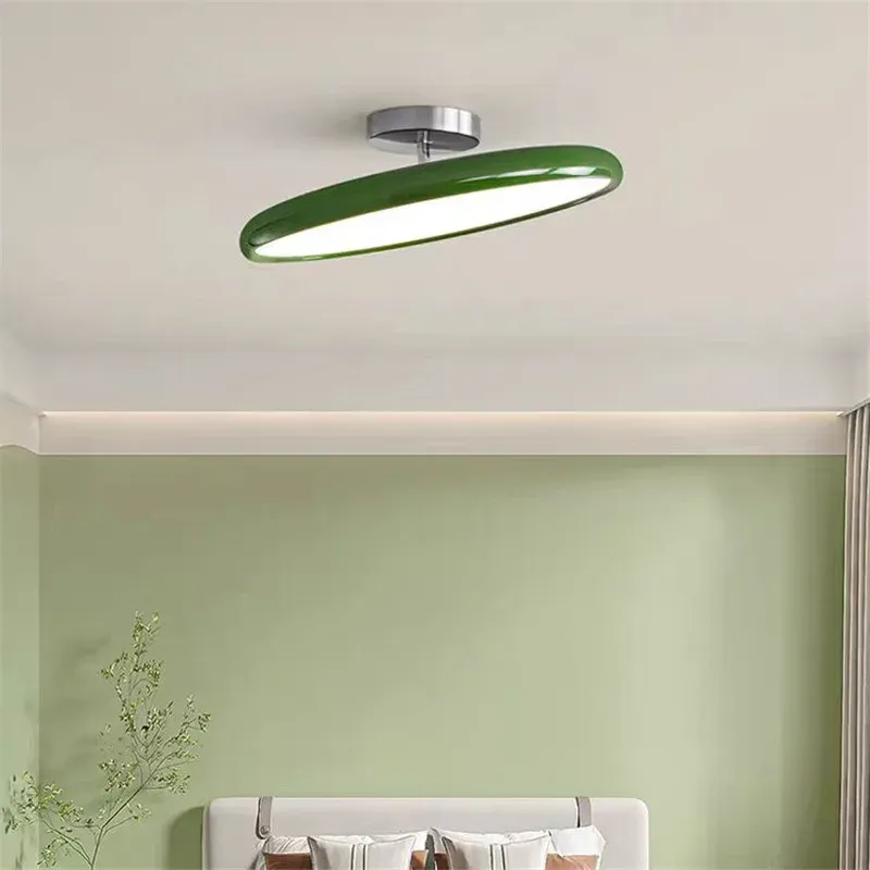 מנורת תקרה נורדית כפולת ראש מתכווננת בירוק