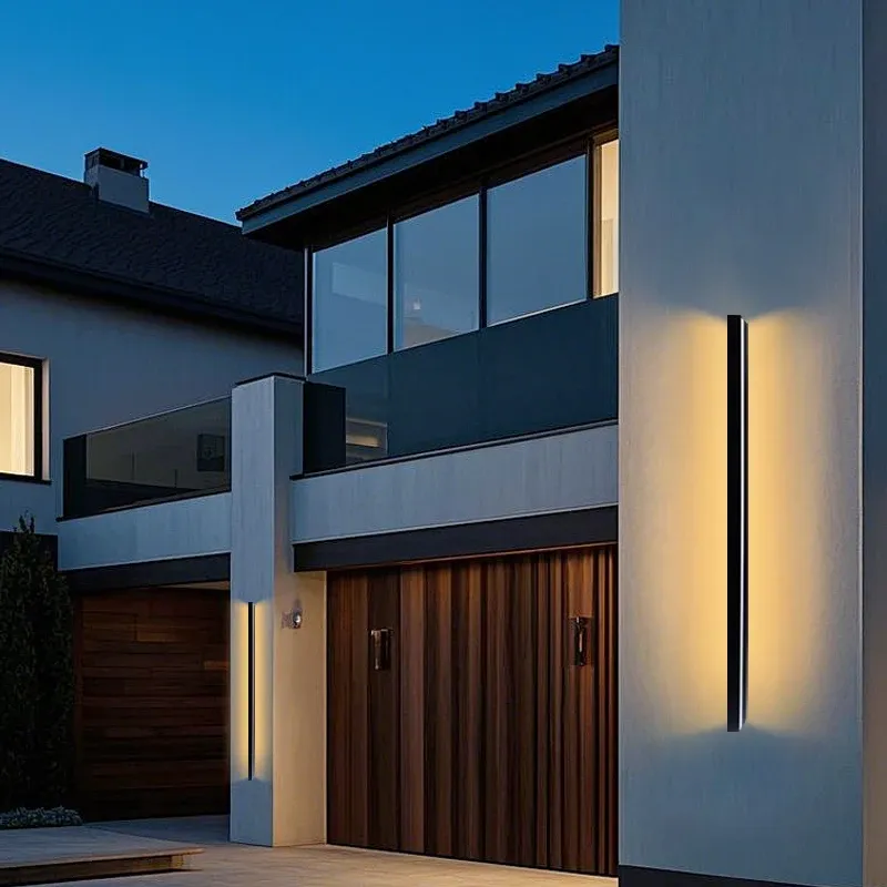 מנורת קיר חוץ ליניארית לד שטיפת אור IP65