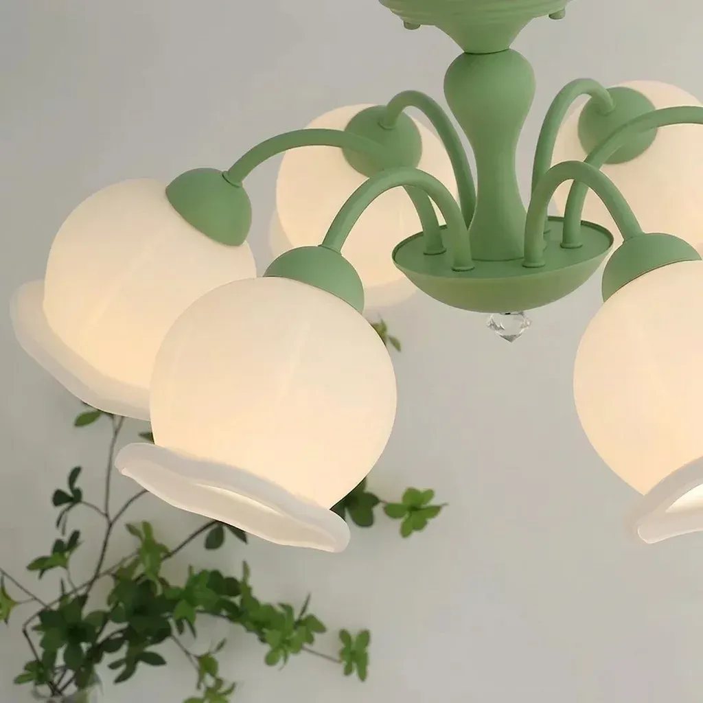 נברשת שושנת העמק שמנת עם שישה אהילים