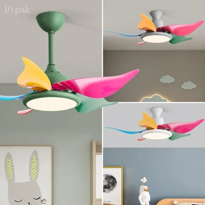 מאוורר תקרה לד שקט 36 אינץ׳ לחדר ילדים