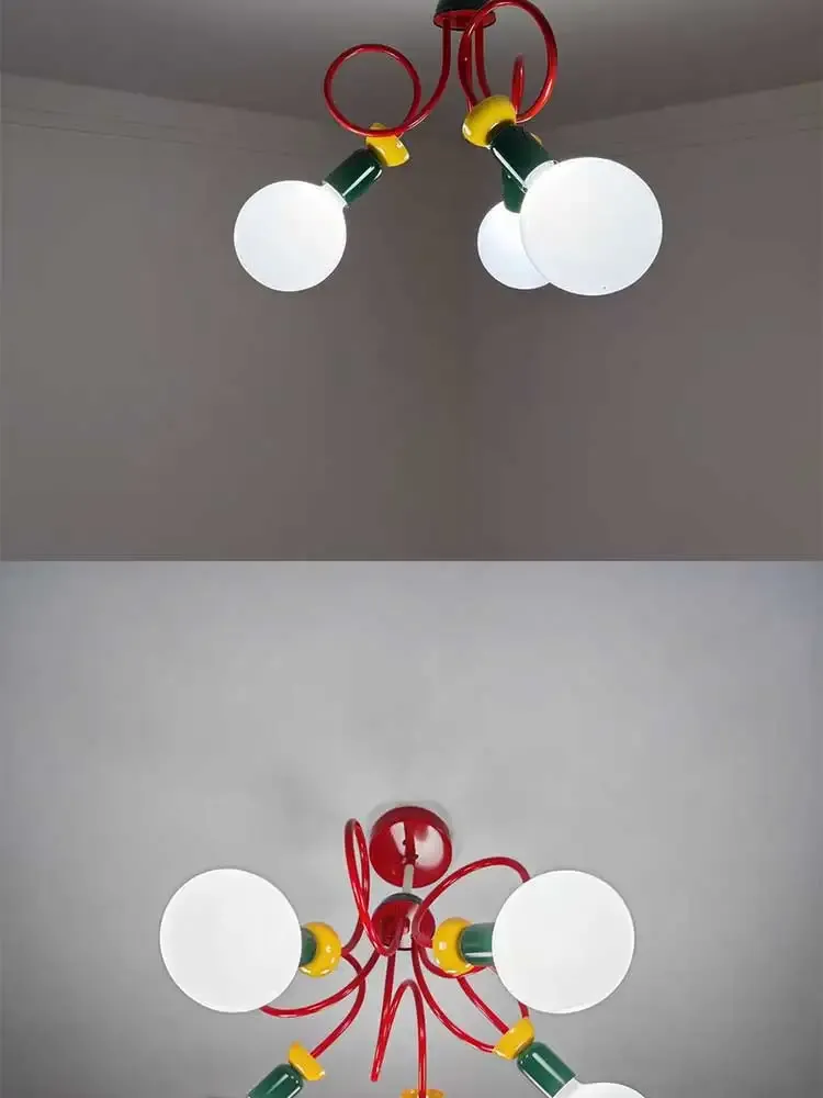 נברשת זכוכית ממפיס חכמה בתאורת לד