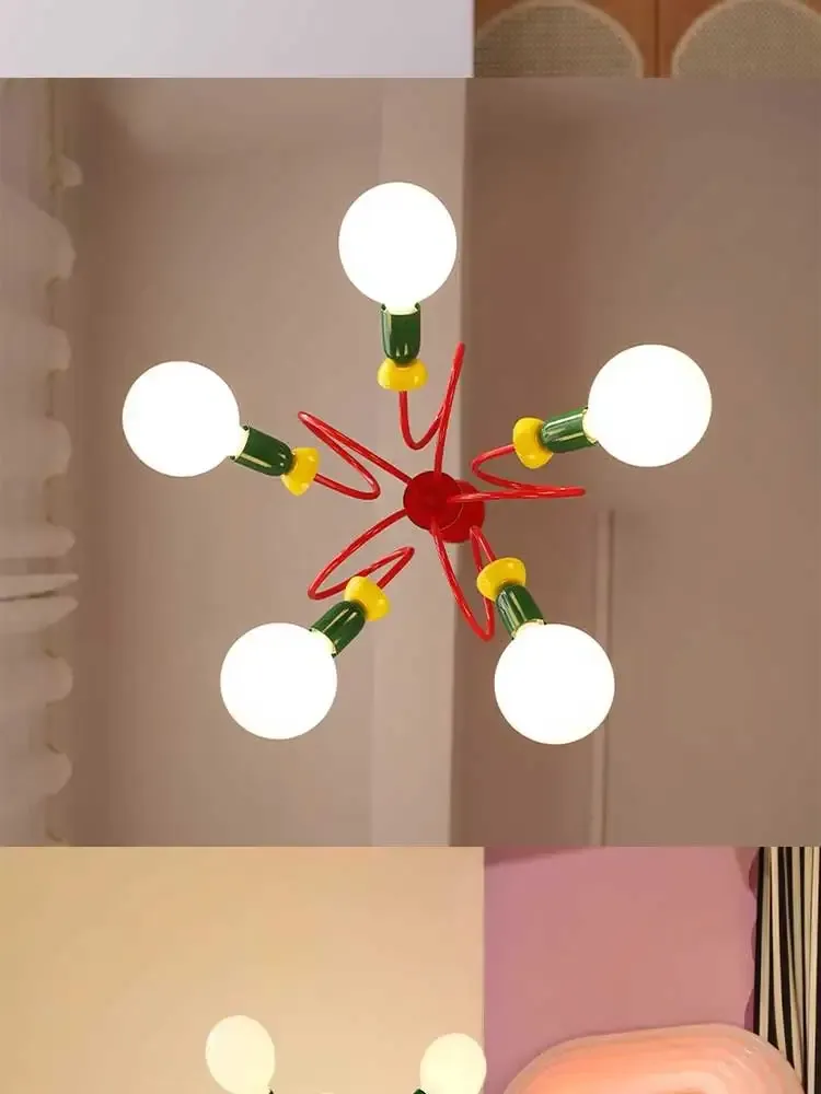 נברשת זכוכית ממפיס חכמה בתאורת לד