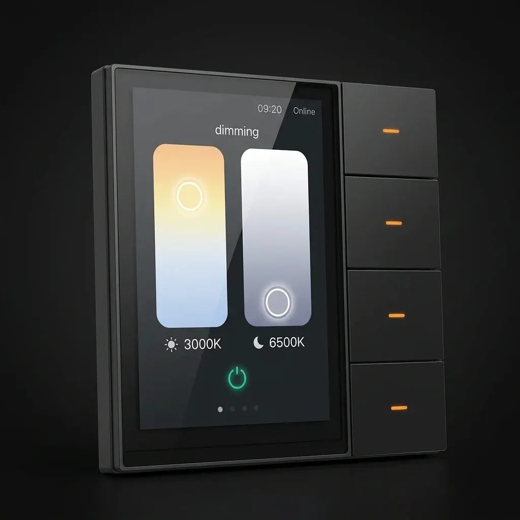 מתג חכם זיגבי 4 ערוצים שחור