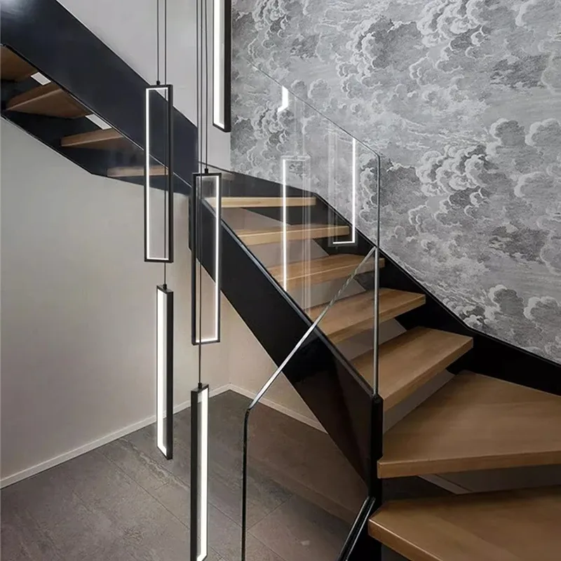 נברשת מדרגות מודרנית אקרילית רב ראשית