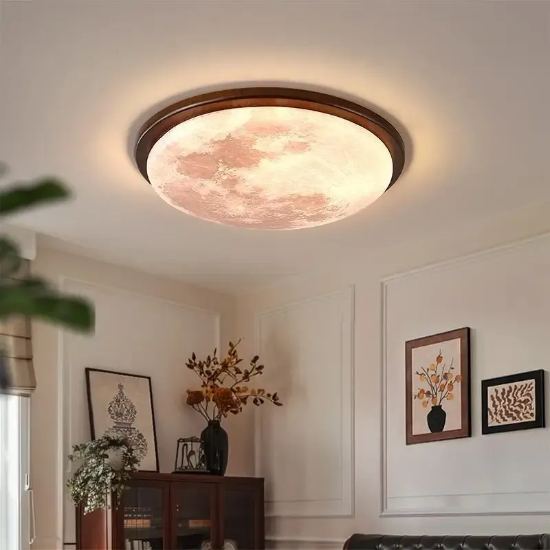 מנורת תקרה ירח וינטג׳ דימרית בספקטרום מלא