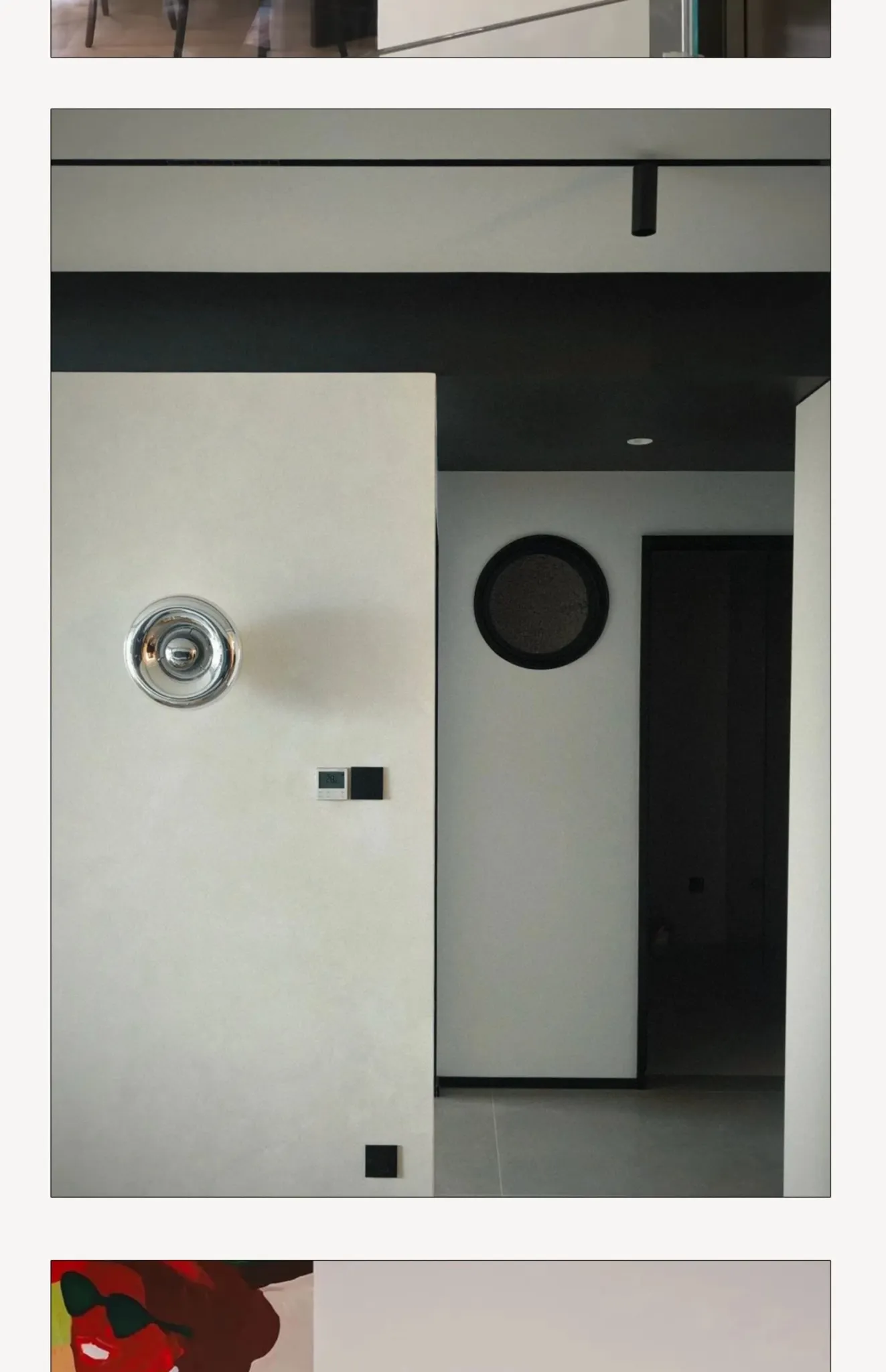 מנורת קיר לוהטת מודרנית בעיצוב בוהאוס